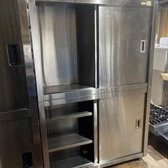 A-184 ステンレス食器棚❗️W1200の画像