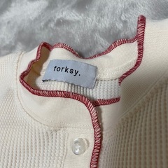 forksy.　ハーフスリーブ　カットソーの画像