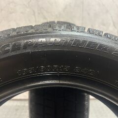 BS BRIDGESTONE ICEPARTNER2 185/60R15 15インチ スタッドレス 2本 22年製 バリ溝 フィット ヴィッツ グレイス ヤリス等　(MTC958)クレジットカード QRコード決済可能の画像