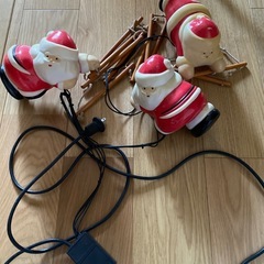 サンタクロースイルミネーションクリスマス用品の画像
