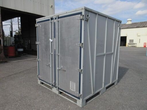 Lサイズ 箱 コンテナ 物置 DIY 倉庫 倉庫用箱 押入れコンテナ ガレージ バイク用ガレージ 自転車用ガレージ 保管庫 トランクルーム 栃木 小山（No.37311）