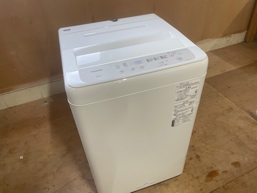103102パナソニック5.0kg洗濯機2021年製