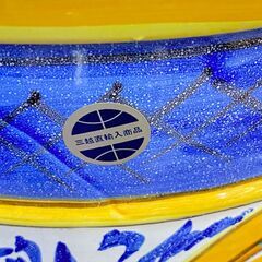 ジ444/ マヨリカ焼 三越直輸入 傘立て 花瓶 花器 インテリア フラワーベース インテリアの画像