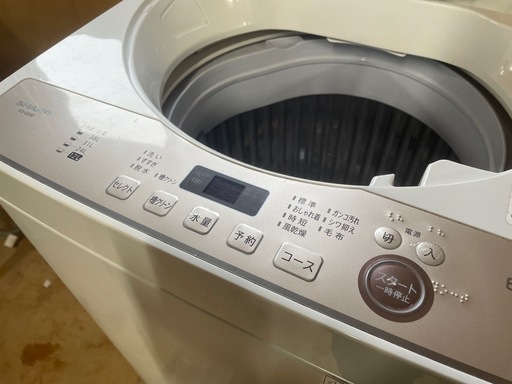 103103シャープ6.0kg洗濯機2021年製
