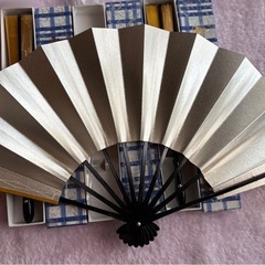 取引中【新品未使用】御舞扇　扇子　3本セット　の画像
