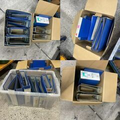 K44 ファイル 大量 まとめ コクヨなど その他 現状渡し オフィス チューブ リング レバーアーチファイル  書類整理 事務用品 の画像