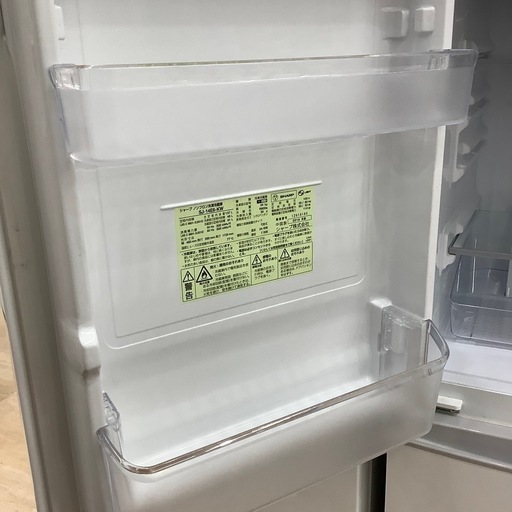 【6ヶ月間の動作保証付き】SHARP 2ドア冷蔵庫のご紹介です！