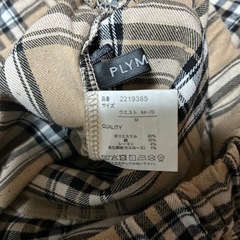 チェック柄 レディース ボトムスの画像