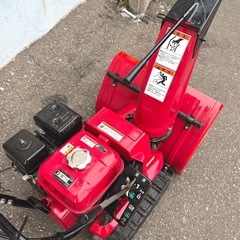札幌市内配送無料 動作良好 HONDA ホンダ 雪丸 4.9馬力 除雪機 HS655H 手動シューター リコイル付きの画像