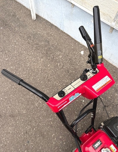 札幌市内配送無料 動作良好 HONDA ホンダ 雪丸 4.9馬力 除雪機 HS655H 手動シューター リコイル付き