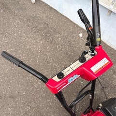 札幌市内配送無料 動作良好 HONDA ホンダ 雪丸 4.9馬力 除雪機 HS655H 手動シューター リコイル付きの画像