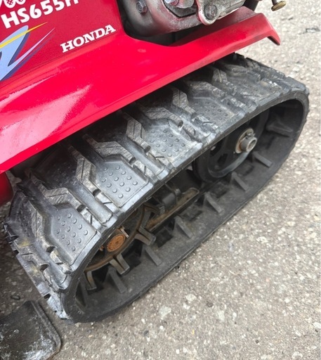 札幌市内配送無料 動作良好 HONDA ホンダ 雪丸 4.9馬力 除雪機 HS655H 手動シューター リコイル付き