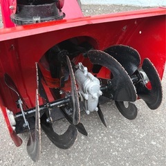 札幌市内配送無料 動作良好 HONDA ホンダ 雪丸 4.9馬力 除雪機 HS655H 手動シューター リコイル付きの画像