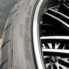 275/30r20 バリ溝タイヤホイール2本の画像