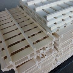 ※取引中/売約済***********第1012回　スノコ　すのこ　取り放題　未使用　ベッド　ＤＩＹ素材　木材　エラー品　リフォームの画像