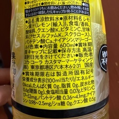 ミニッツメイド ゼロシュガーレモネード600ml 10本の画像