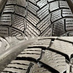 【MICHELIN X-ICE SNOW SUV 265/65R18】スタッドレス【AGA 18インチ 8J5HPCD120+41】21年製 バリ溝 純正ナット ディフェンダー等　(KTT701)クレジットカード QRコード決済可能の画像