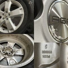 【MICHELIN X-ICE SNOW SUV 265/65R18】スタッドレス【AGA 18インチ 8J5HPCD120+41】21年製 バリ溝 純正ナット ディフェンダー等　(KTT701)クレジットカード QRコード決済可能の画像