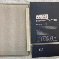 ipad pro11(M4)2024用アイパッド カバーとガラス 画面保護 フィルム セットの画像