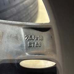 ベンツゲレンデ純正18インチ アルミホイールの画像