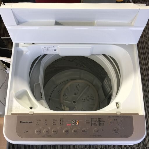 ○【通電確認済】22年製全自動電気洗濯機 容量7.0㎏ Panasonic NA-F70PB15 パナソニック 生活家電 洗濯  中古
