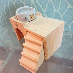 ミニマルランド ハムちゃんのフード付食器 小動物　ハムスターの画像