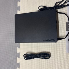 ほぼ未使用　外付けHDD I-O DATE 1T 高速転送 電源内蔵モデル 省電力の画像