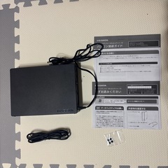 ほぼ未使用　外付けHDD I-O DATE 1T 高速転送 電源内蔵モデル 省電力の画像