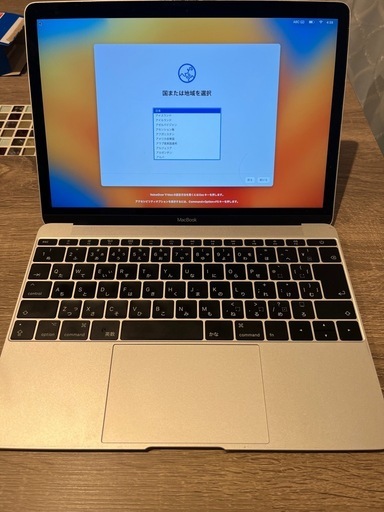 ノートパソコン MacBook 2017 12inch