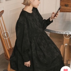 forksy.　サテンジャガードボリュームスリーブチュニック＆テーパードパンツセットアップの画像