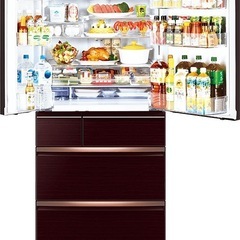 定価40万円で購入　2020年製　三菱電機 MR-WX70E-BR 冷蔵庫 700L 大容量の画像