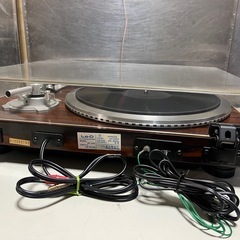 Lo-D HT-550 ターンテーブル DIRECT DRIVE AUTO PLAYER 動作確認済 元箱付属 日立 レコードプレーヤー 中古美品 ④の画像