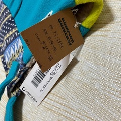 新品　くまさん　ベビー　帽子　ブルー　耳付き　被り物の画像