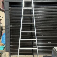 ◆徳島県お引き取り限定品　配送不可◆ハセガワ 脚立 TOP-27 9段 USED品の画像