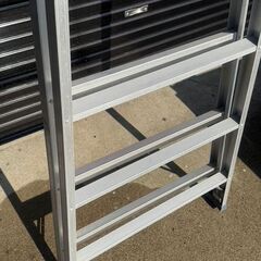 ◆徳島県お引き取り限定品　配送不可◆ハセガワ 脚立 TOP-27 9段 USED品の画像