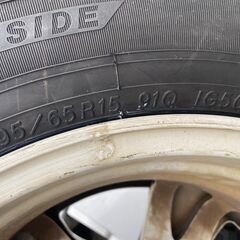 プリウス純正 スタッドレス 195/65R15 東北6県無料配送対応‼️爆安‼️最終値下げ‼️③超超超バリ溝❗ 国産ヨコハマ アイスガード❗ アルミ付き 国産 タイヤ !!　スタットレス　スタッドレス　雪 冬 ゆき PCD100 pcd100の画像