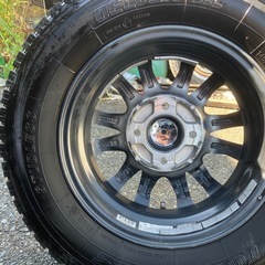 145/80/12 トーヨースタッドレスタイヤ　ホイール付　4本セット　貨物用 軽トラ等の画像