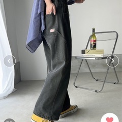 JaVa ジーンズ　ブラック　XLの画像