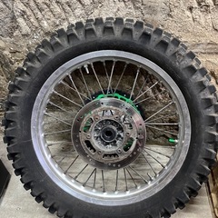 klx250 dトラッカー デジタルメーター　ホイールの画像