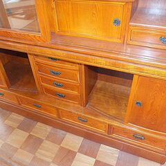 【無料・引取限定】昭和・レトロ・茶箪笥・綺麗ですの画像