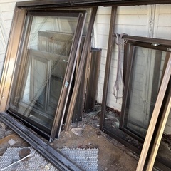 外付け、後付けアルミサッシセット。の画像