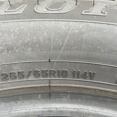 DUNLOP GRANDTREK AT23, 265/65R18 2024年 ランクルタイヤ 4本セット　の画像