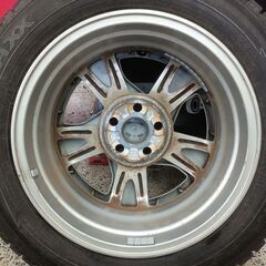 【ﾊﾞﾘ溝】185/60R15 ダンロップWM02 2022年製＋プリウス純正ホイール4本｜170 シエンタの画像