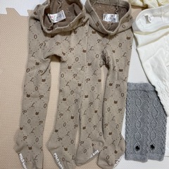 【ほとんど美品】ベビータイツ・レギンス・ベビーレッグウォーマー　65cm・75cm・95cmの画像