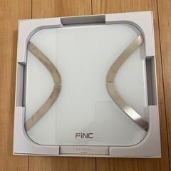 【新品未使用】FiNC★体組成計 スマホ連動 自動記録　単4電池おまけ付の画像