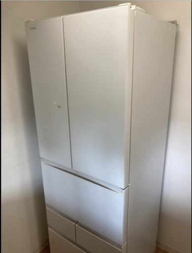 TOSHIBA　冷蔵庫　2020年製エコ機能付き ホワイトGR-R460FK