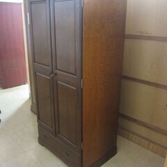 洋服タンス　ダーク色【J571031-195】の画像