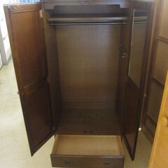 洋服タンス　ダーク色【J571031-195】の画像