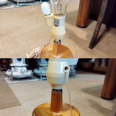 ※シェード無し レトロ テーブルランプ 照明 卓上ランプ　/TJ-2644 2Fの画像