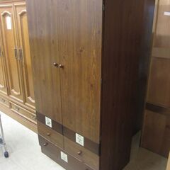 洋服タンス　レトロ　大【J571031-199】の画像